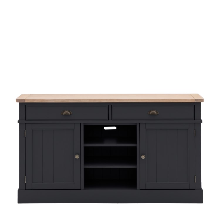 Eton 2 Door 2 Drawer Sideboard Navy - Caspian House