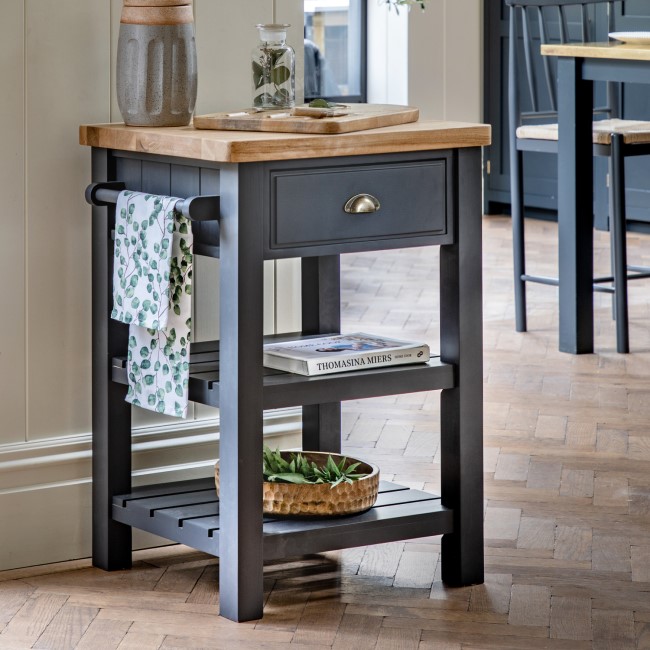 Eton Butchers Block Navy - Caspian House