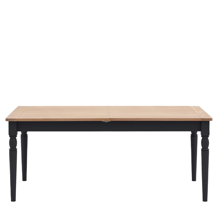 Eton Extendable Dining Table Navy - Seats 10- Caspian House