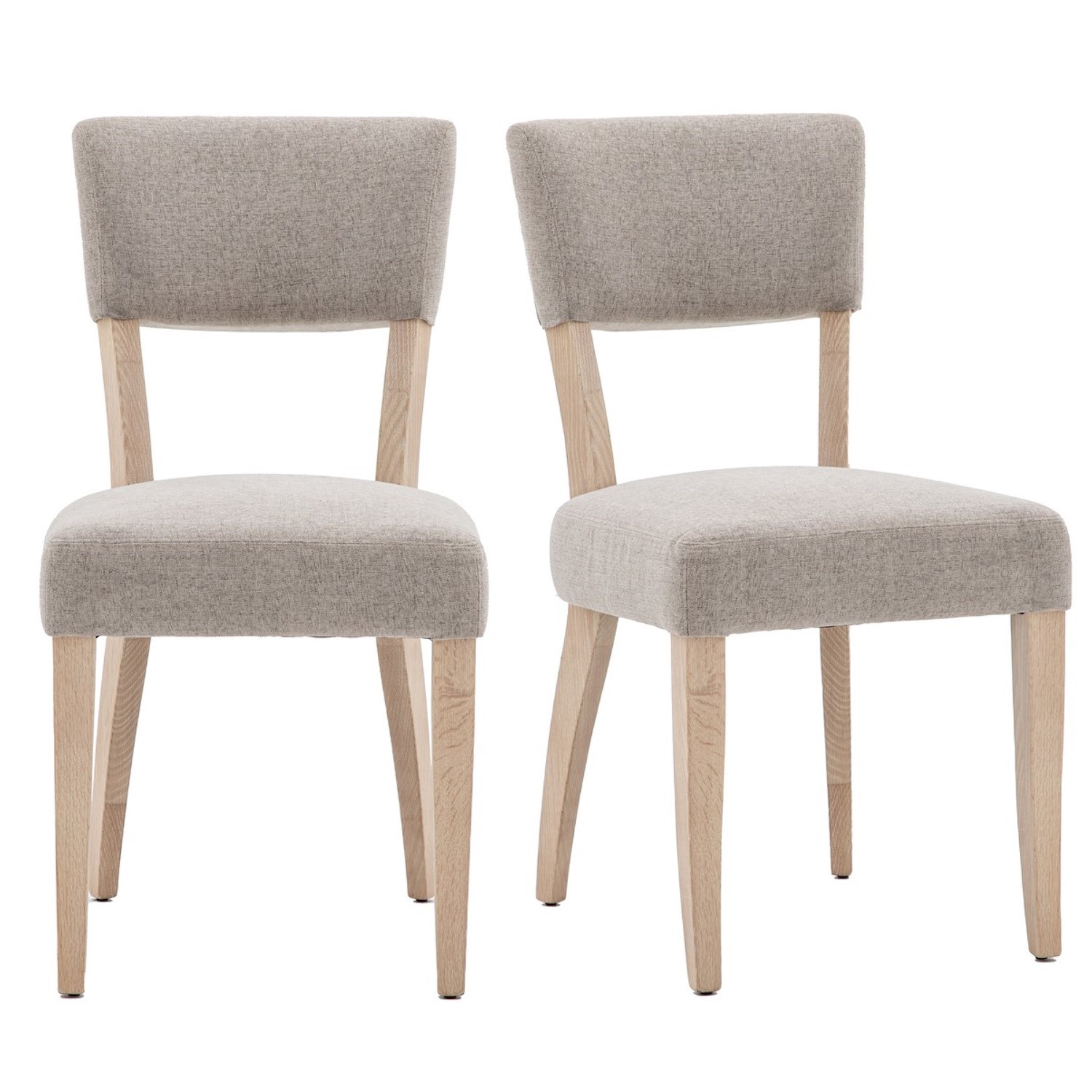 Photo of Eton upholstered dining chairs set of 2 natural - caspian house