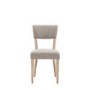 Set of 2 Natural Upholstered Dining Chairs - Eton - Caspian House