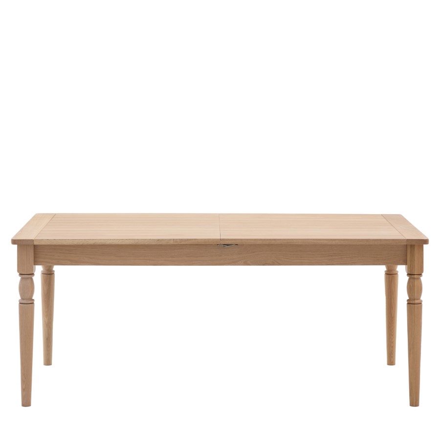 Eton Extendable Dining Table Natural - Seats 10 - Caspian House