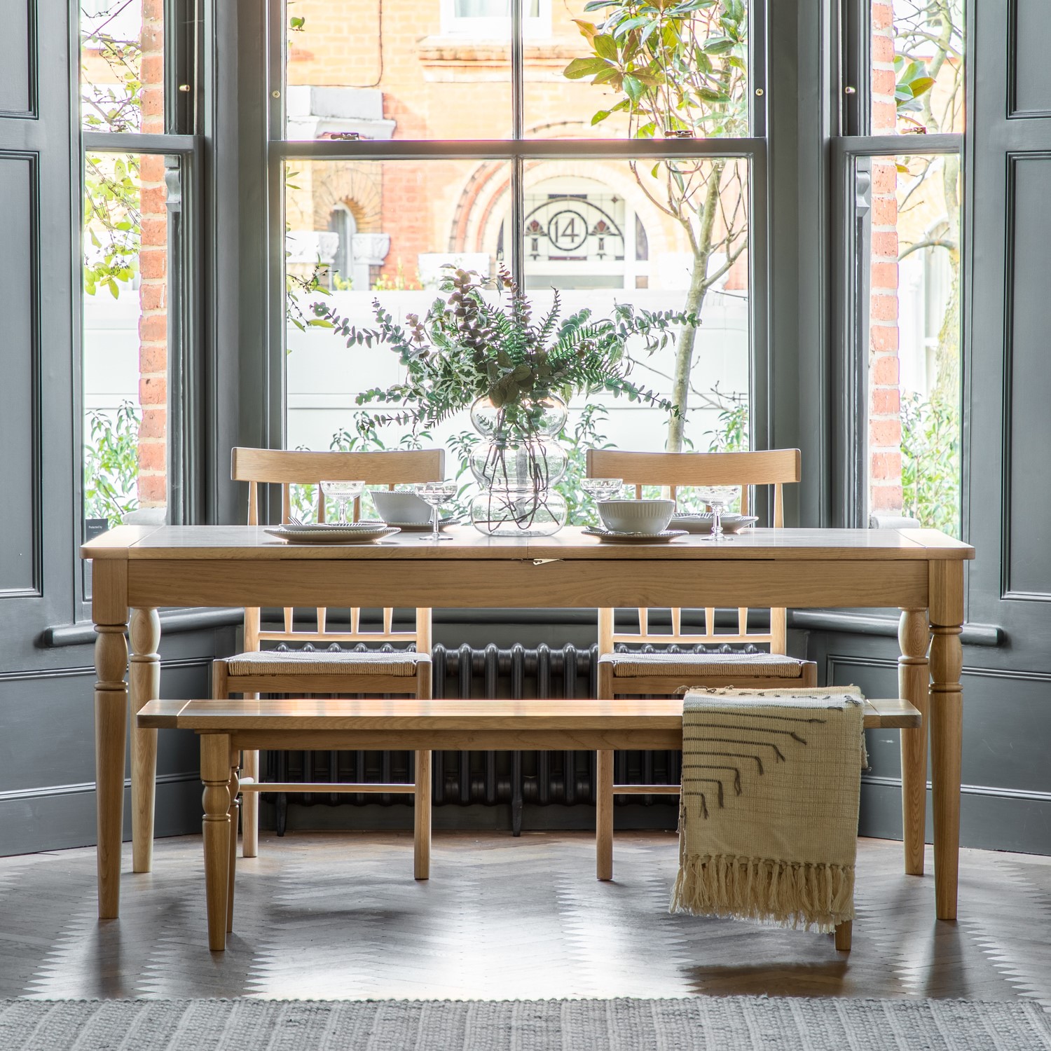 Eton Extendable Dining Table Natural - Seats 10 - Caspian House ...