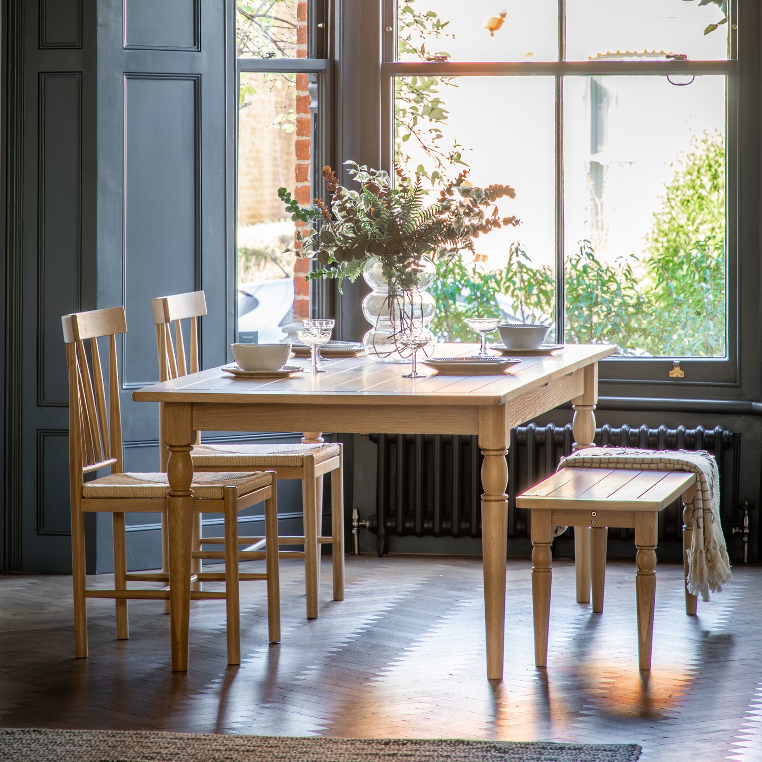 Eton Extendable Dining Table Natural - Seats 10 - Caspian House ...