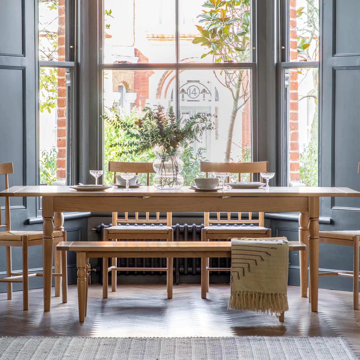 Eton Extendable Dining Table Natural - Seats 10 - Caspian House ...