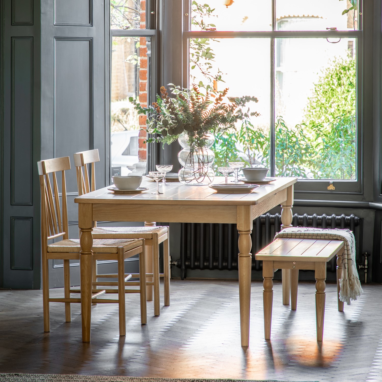 Eton Extendable Dining Table Natural - Seats 10 - Caspian House ...
