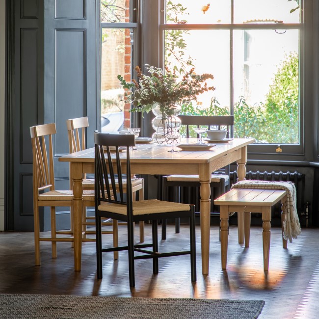 Eton Extendable Dining Table Natural - Seats 10 - Caspian House