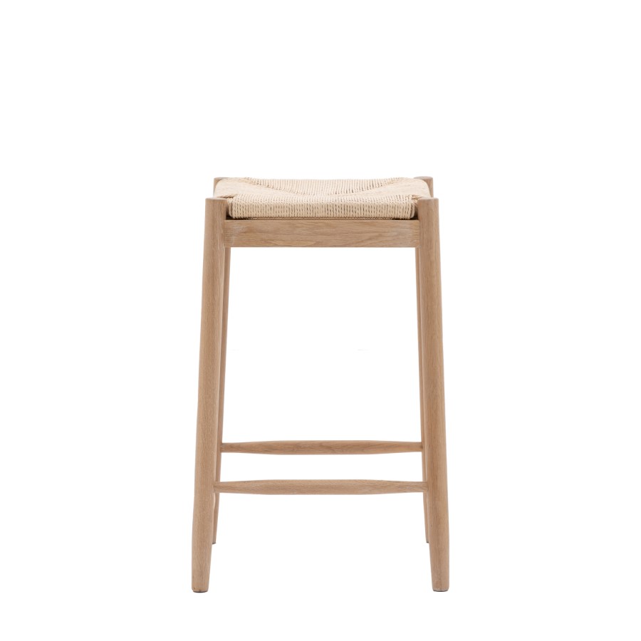 Eton Rope Stool Natural - Caspian House - Furniture123
