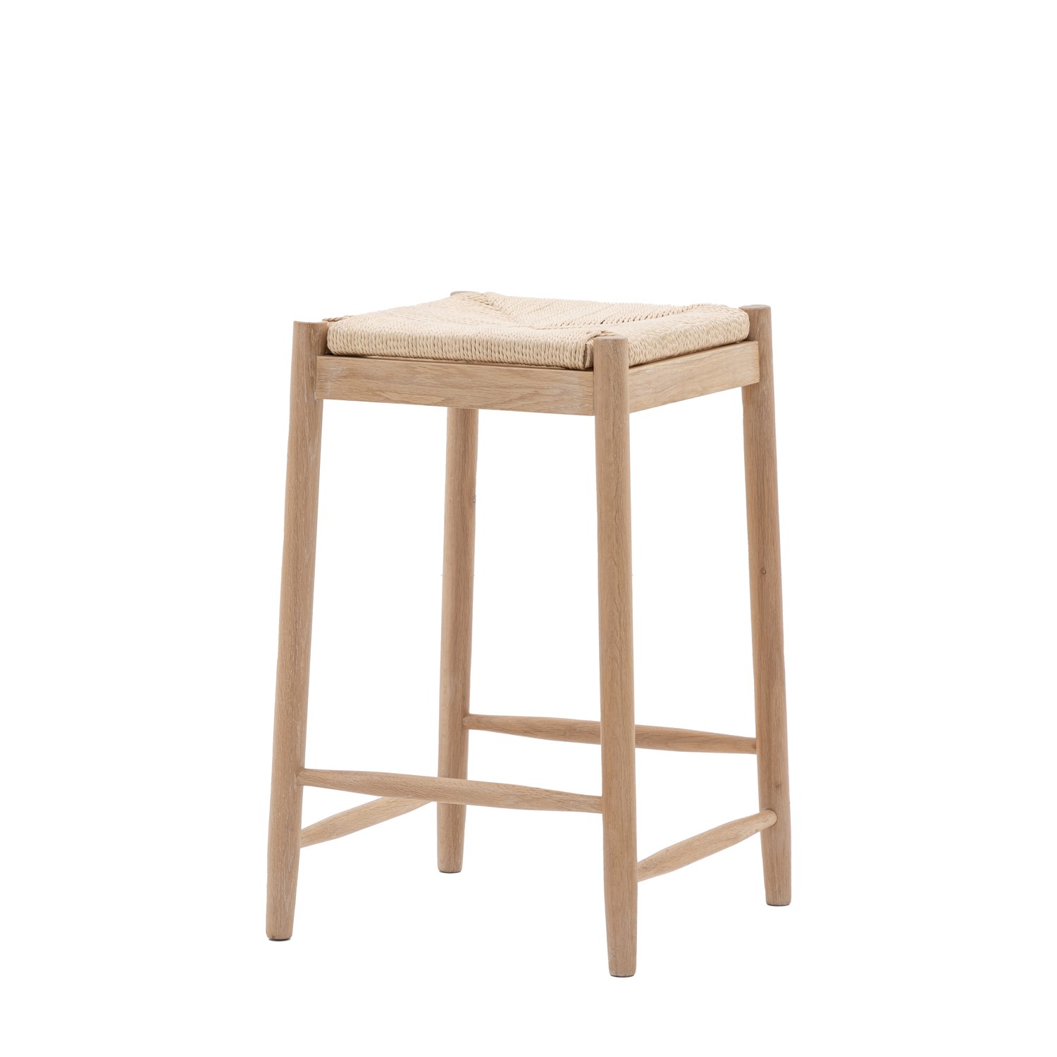 Eton Rope Stool Natural - Caspian House - Furniture123
