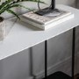 Ludworth Console Table White Marble - Caspian House