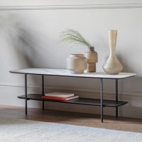 Ludworth Coffee Table White Marble Large - Caspian House