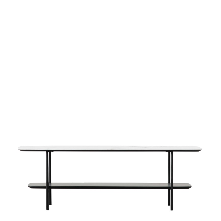 Ludworth Coffee Table White Marble Large - Caspian House