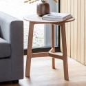 FOL105477 Round Oak Side Table - Madrid
