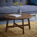 FOL105479 Round Walnut Coffee Table - Madrid