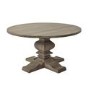 ONLY OPENED - Solid Mango Wood Round Pedestal Dining Table - Seats 6 - Copgrove