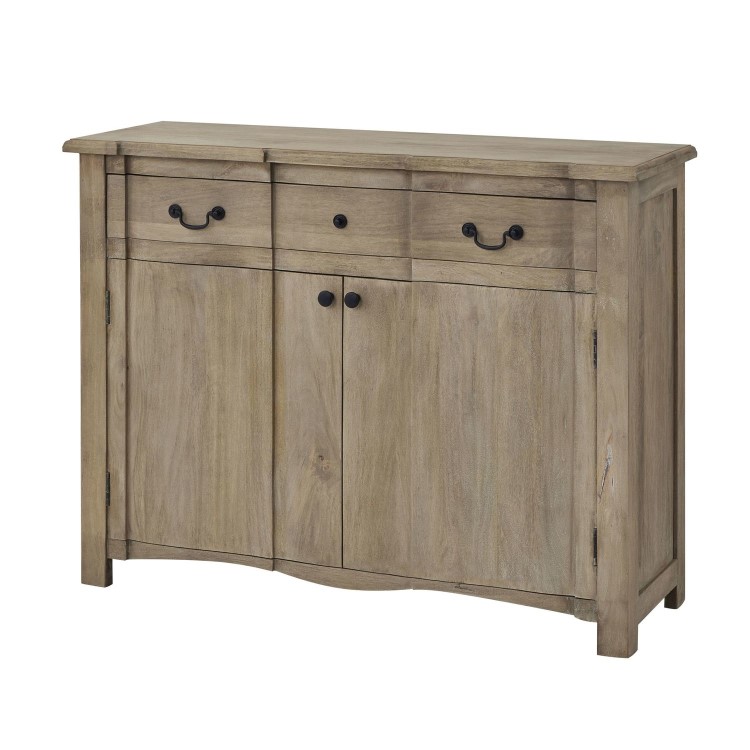 Solid Mango Wood Sideboard with Drawer - Copgrove