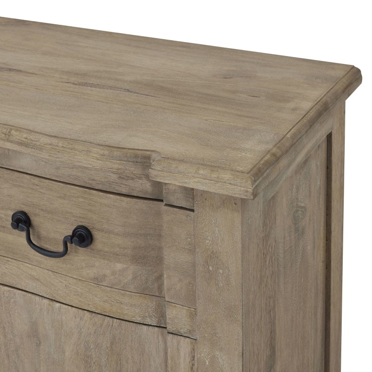 Solid Mango Wood Sideboard with Drawer - Copgrove