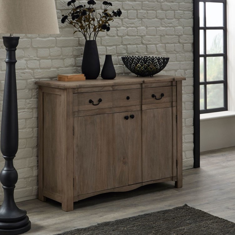 Solid Mango Wood Sideboard with Drawer - Copgrove