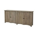 FOL105496 Long Solid Mango Wood Sideboard with 4 Doors - Copgrove