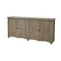 Long Solid Mango Wood Sideboard with 4 Doors - Copgrove