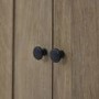 Long Solid Mango Wood Sideboard with 4 Doors - Copgrove