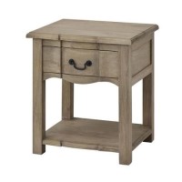 Rectangular Mango Wood Side Table with Storage - Copgrove