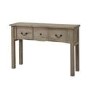 Solid Mango Wood 1 Drawer Console- Copgrove 