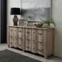 Wide Solid Wood Chest of 6 Drawers - Copgrove - Hill Interiors