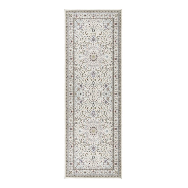 Washable Distressed Persian Beige Runner Rug - 200 x 67 cm - Windsor - Ripley