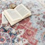 Washable Distressed Medallion Design Red Runner Rug - 200 x 67 cm - Marrakesh - Ripley