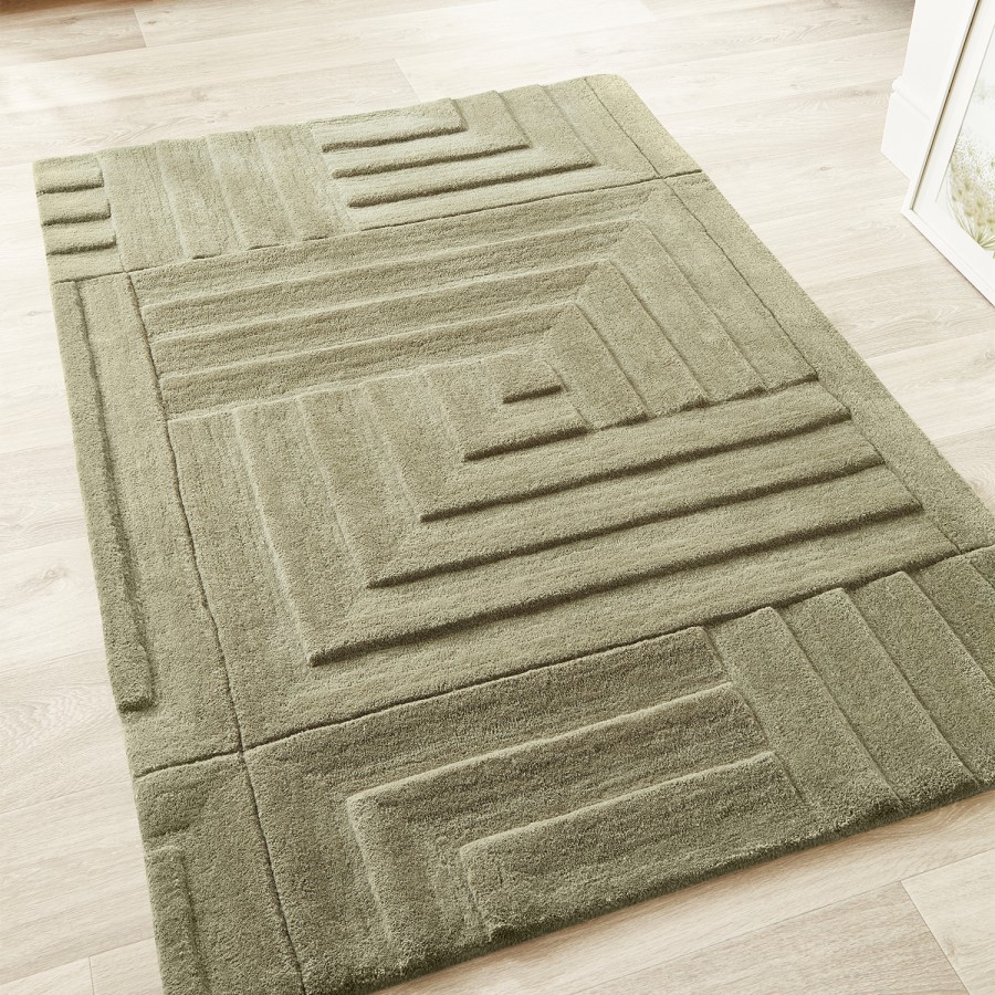 Ripley Linear Olive 160x230