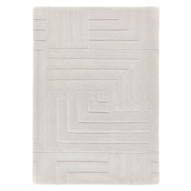 Wool Stone Rug - 170 x 120 cm - Linear - Ripley