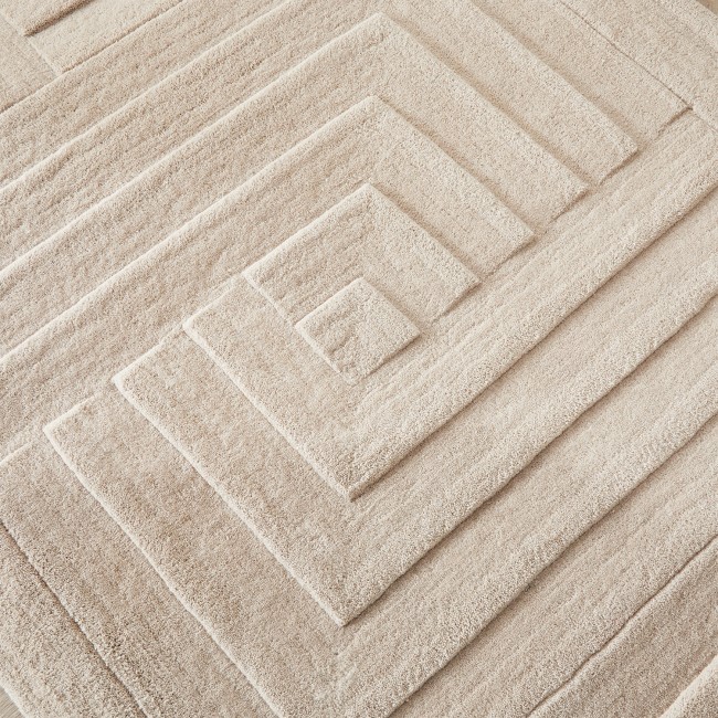 Wool Stone Rug - 230 x 160 cm - Linear - Ripley