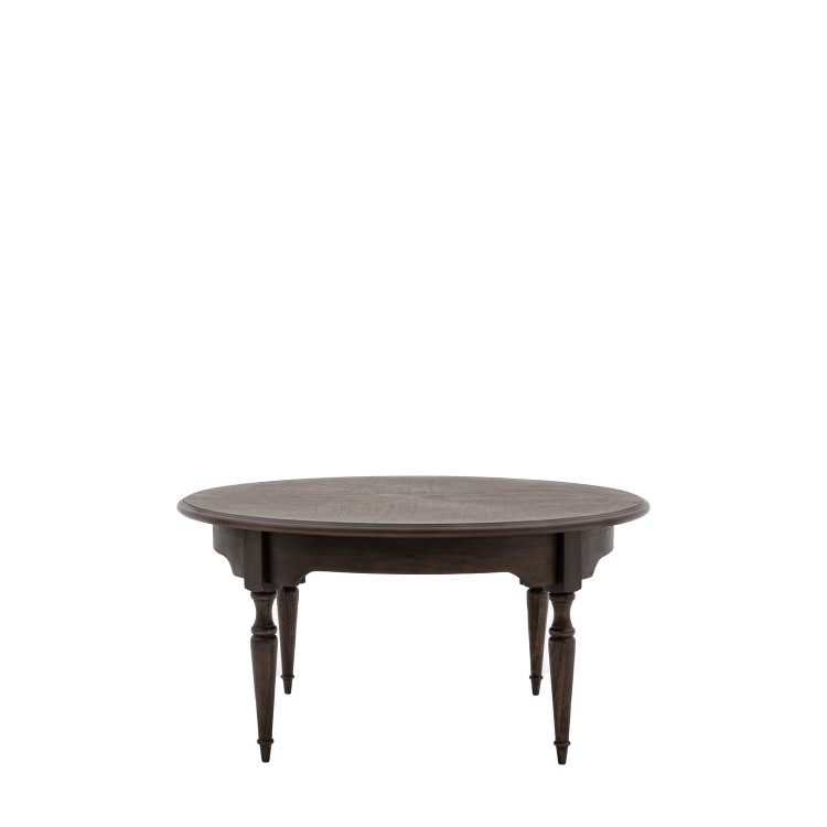 Round Walnut Coffee Table - Madie