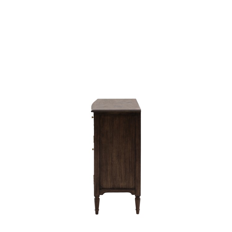 Small Dark Wood Sideboard with Drawer - Madie