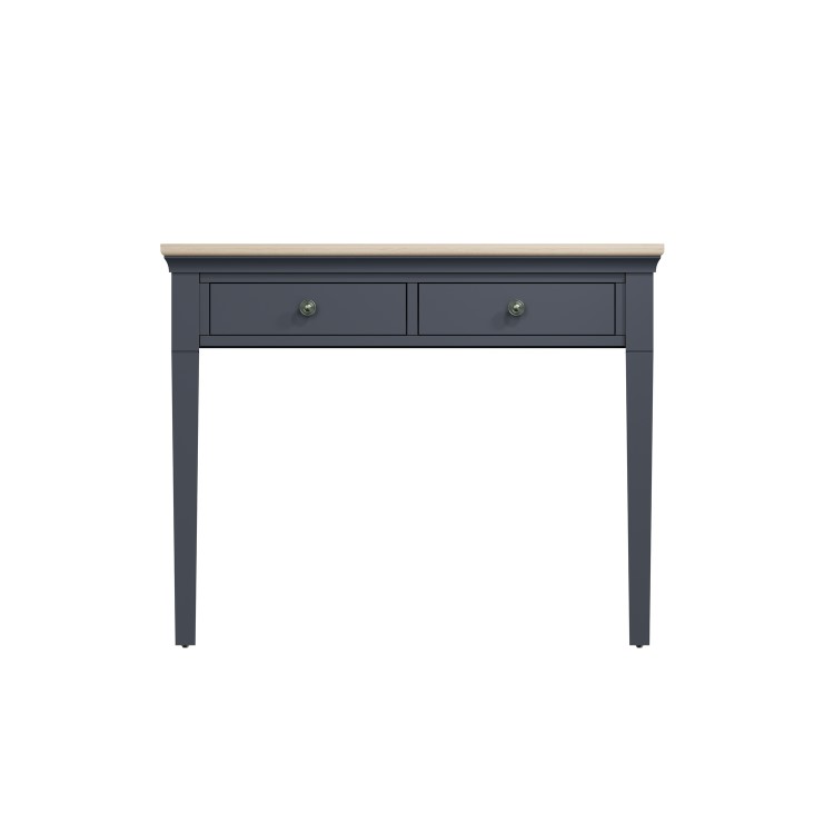 Midnight Grey Painted Dressing Table-The Wickerman