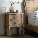 FOL105610 Chic Bedside Table in Weathered Wood- Caspian House