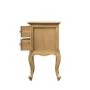 Chic Bedside Table in Weathered Wood- Caspian House