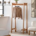 FOL105613 Wycombe Open Wardrobe in Wood - Caspian House