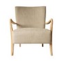 Chedworth Accent Chair in Natural Linen - Caspian House