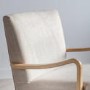 Chedworth Accent Chair in Natural Linen - Caspian House
