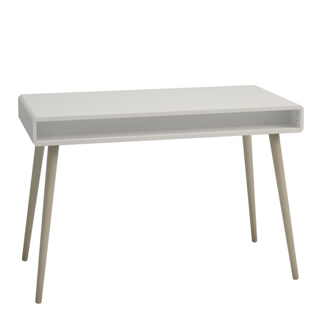 Off White Wooden Desk with Drawers - Softline 