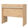 Oak & White Desk with Drawers - Function Plus 