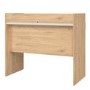 Oak & White Desk with Drawers - Function Plus