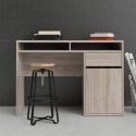 FOL105642 Oak Desk with Cupboard and Shelves - Function Plus