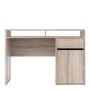 Oak Desk with Cupboard and Shelves - Function Plus