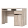 Oak Desk with Cupboard and Shelves - Function Plus