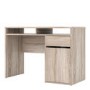 Oak Desk with Cupboard and Shelves - Function Plus