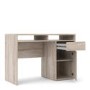 Oak Desk with Cupboard and Shelves - Function Plus