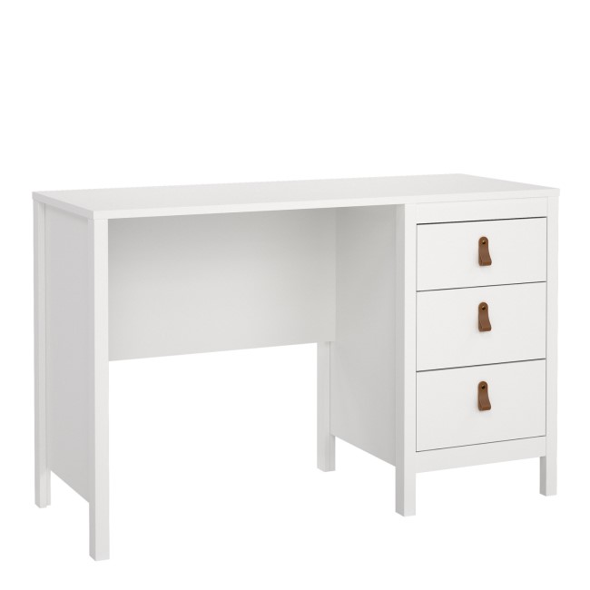 White Desk with Drawers - Barcelona 